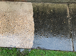 Part cleaned pathway